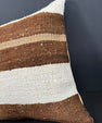 Turkish Hemp Pillow Cushion Natural Beige Brown Cushion Cover 20x20 #30604