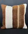 Turkish Hemp Pillow Cushion Natural Beige Brown Cushion Cover 20x20 #30604
