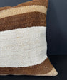Turkish Hemp Pillow Cushion Natural Beige Brown Cushion Cover 20x20 #30603