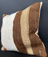 Turkish Hemp Pillow Cushion Natural Beige Brown Cushion Cover 20x20 #30603