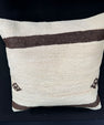 Turkish Hemp Pillow Cushion Natural Beige Brown Cushion Cover 20x20 #30638