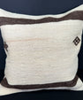Turkish Hemp Pillow Cushion Natural Beige Brown Cushion Cover 20x20 #30638