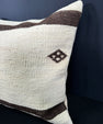 Turkish Hemp Pillow Cushion Natural Beige Brown Cushion Cover 20x20 #30638