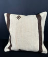 Turkish Hemp Pillow Cushion Natural Beige Brown Cushion Cover 20x20 #30638