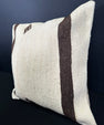 Turkish Hemp Pillow Cushion Natural Beige Brown Cushion Cover 20x20 #30638