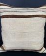 Turkish Hemp Pillow Cushion Natural Beige Brown Cushion Cover 20x20 #30639