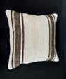 Turkish Hemp Pillow Cushion Natural Beige Brown Cushion Cover 20x20 #30659