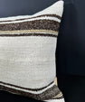 Turkish Hemp Pillow Cushion Natural Beige Brown Cushion Cover 20x20 #30659