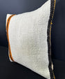 Turkish Hemp Pillow Cushion Natural Beige Orange Cushion Cover 20x20 #30626