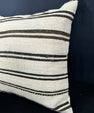 Turkish Hemp Pillow Cushion Natural Beige Brown Cushion Cover 20x20 #30637