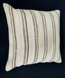 Turkish Hemp Pillow Cushion Natural Beige Brown Cushion Cover 20x20 #30611