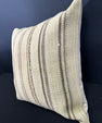 Turkish Hemp Pillow Cushion Natural Beige Brown Cushion Cover 20x20 #30611