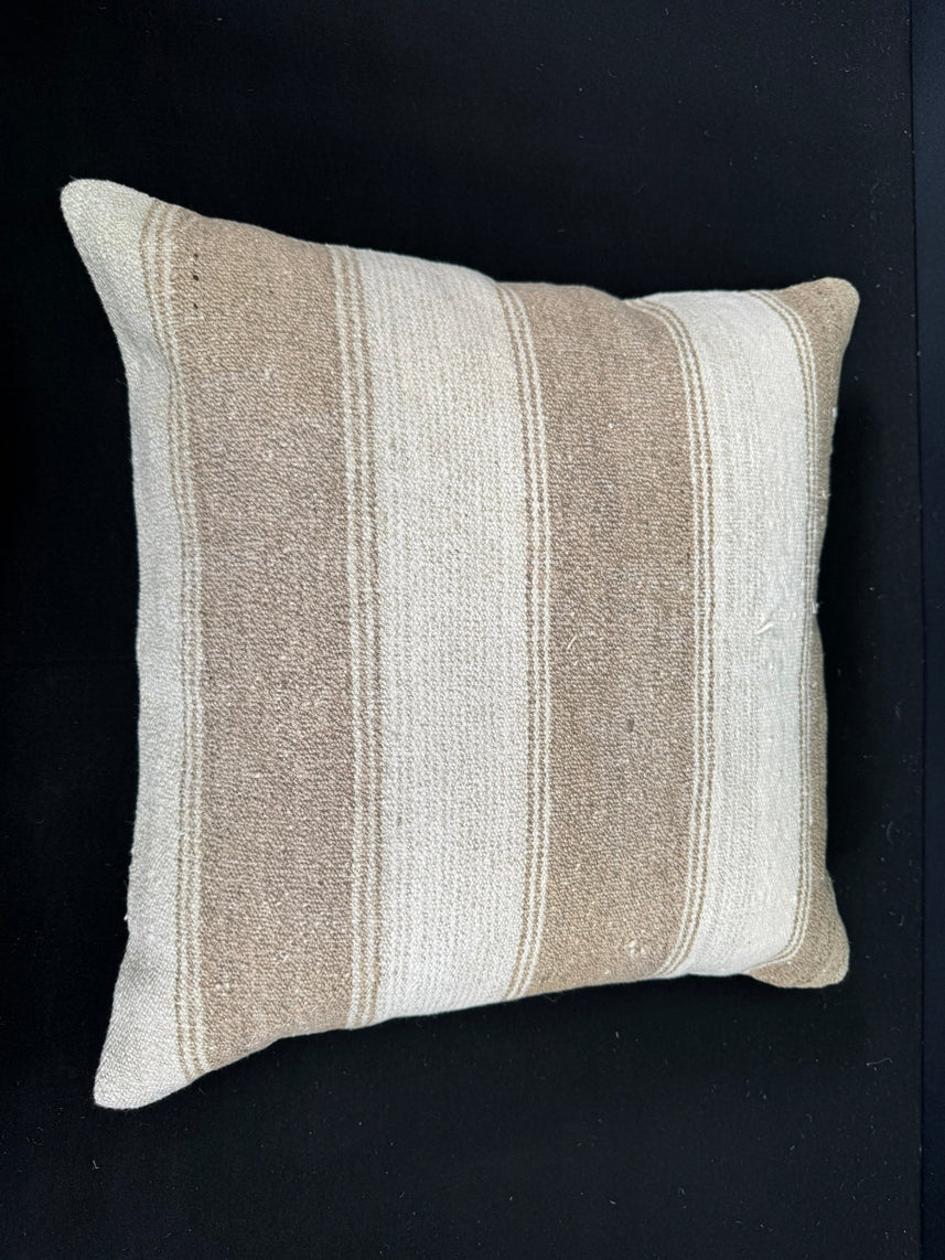 Turkish Hemp Pillow Cushion Natural Beige  Cushion Cover 20x20 #30610