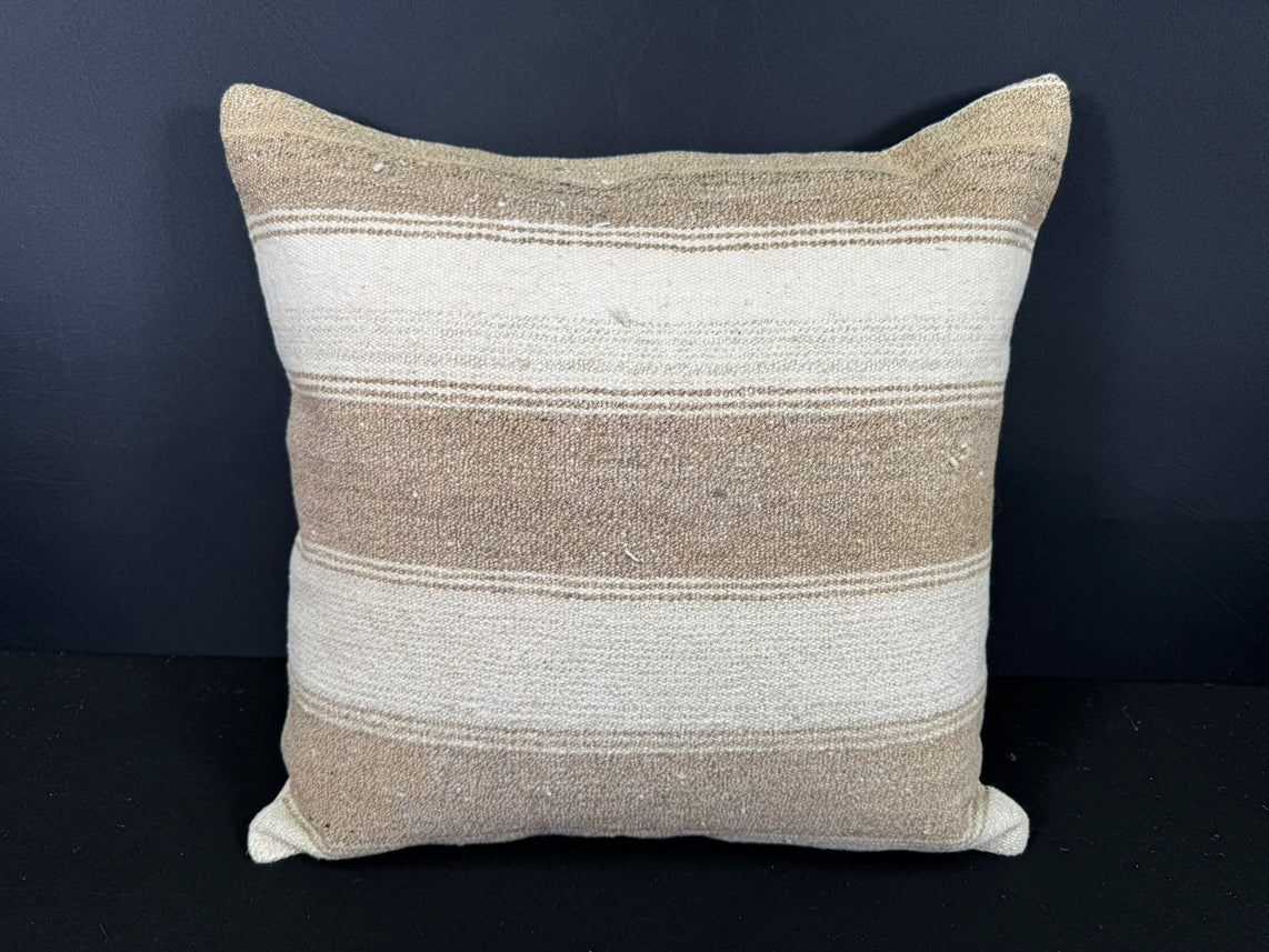 Turkish Hemp Pillow Cushion Natural Beige  Cushion Cover 20x20 #30610