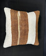 Turkish Hemp Pillow Cushion Natural Beige Brown Cushion Cover 20x20 #30609