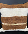 Turkish Hemp Pillow Cushion Natural Beige Brown Cushion Cover 20x20 #30609