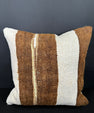 Turkish Hemp Pillow Cushion Natural Beige Brown Cushion Cover 20x20 #30609
