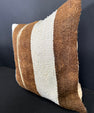 Turkish Hemp Pillow Cushion Natural Beige Brown Cushion Cover 20x20 #30609