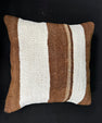 Turkish Hemp Pillow Cushion Natural Beige Brown Cushion Cover 20x20 #30607