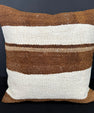 Turkish Hemp Pillow Cushion Natural Beige Brown Cushion Cover 20x20 #30607