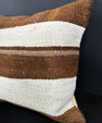 Turkish Hemp Pillow Cushion Natural Beige Brown Cushion Cover 20x20 #30607