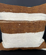 Turkish Hemp Pillow Cushion Natural Beige Brown Cushion Cover 20x20 #30675