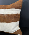 Turkish Hemp Pillow Cushion Natural Beige Brown Cushion Cover 20x20 #30675