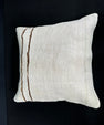 Turkish Hemp Pillow Cushion Natural Beige Brown Cushion Cover 20x20 #30612