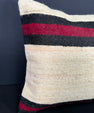 Turkish Hemp Pillow Cushion Natural Beige Black Cushion Cover 20x20 #30625