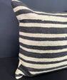 Turkish Hemp Pillow Cushion Natural Beige Black Cushion Cover 20x20 #30624