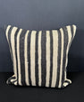 Turkish Hemp Pillow Cushion Natural Beige Black Cushion Cover 20x20 #30624