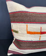 Turkish Hemp Pillow Cushion Natural Beige Brown Cushion Cover 20x20 #30623