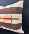 Turkish Hemp Pillow Cushion Natural Beige Brown Cushion Cover 20x20 #30623