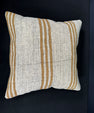 Turkish Hemp Pillow Cushion Natural Beige Yellow Cushion Cover 20x20 #30630