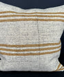 Turkish Hemp Pillow Cushion Natural Beige Yellow Cushion Cover 20x20 #30630