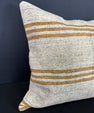 Turkish Hemp Pillow Cushion Natural Beige Yellow Cushion Cover 20x20 #30630