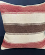 Turkish Hemp Pillow Cushion Natural Beige Red Cushion Cover 20x20 #30629