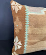 Turkish Hemp Pillow Cushion Natural Beige Brown Cushion Cover 20x20 #30672