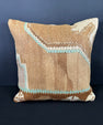Turkish Hemp Pillow Cushion Natural Beige Brown Cushion Cover 20x20 #30672