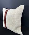 Turkish Hemp Pillow Cushion Natural Beige Black Cushion Cover 20x20 #30628
