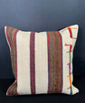 Turkish Hemp Pillow Cushion Natural Beige Brown Cushion Cover 20x20 #30530