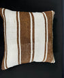 Turkish Hemp Pillow Cushion Natural Beige Brown Cushion Cover 20x20 #30673