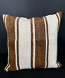 Turkish Hemp Pillow Cushion Natural Beige Brown Cushion Cover 20x20 #30673