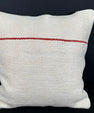 Turkish Hemp Pillow Cushion Natural Beige Red Cushion Cover 20x20 #30606