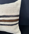 Turkish Hemp Pillow Cushion Natural Beige Black Cushion Cover 20x20 #30534