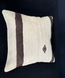 Turkish Hemp Pillow Cushion Natural Beige Brown Cushion Cover 20x20 #30670