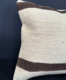 Turkish Hemp Pillow Cushion Natural Beige Brown Cushion Cover 20x20 #30670