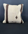 Turkish Hemp Pillow Cushion Natural Beige Brown Cushion Cover 20x20 #30670