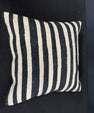 Turkish Hemp Pillow Cushion Natural Beige Black Cushion Cover 20x20 #30627