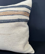 Turkish Hemp Pillow Cushion Natural Beige Blue Cushion Cover 20x20 #30679